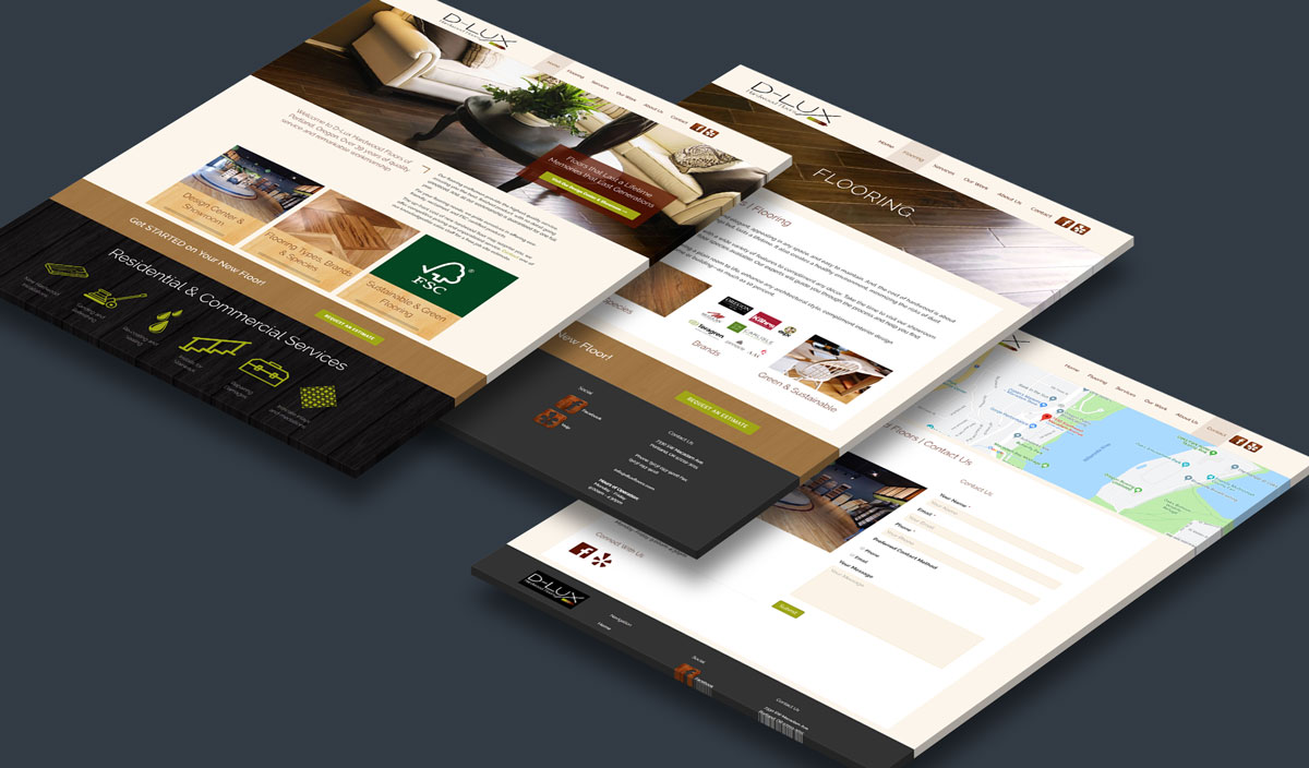 DLux Floors Website Thumbnail