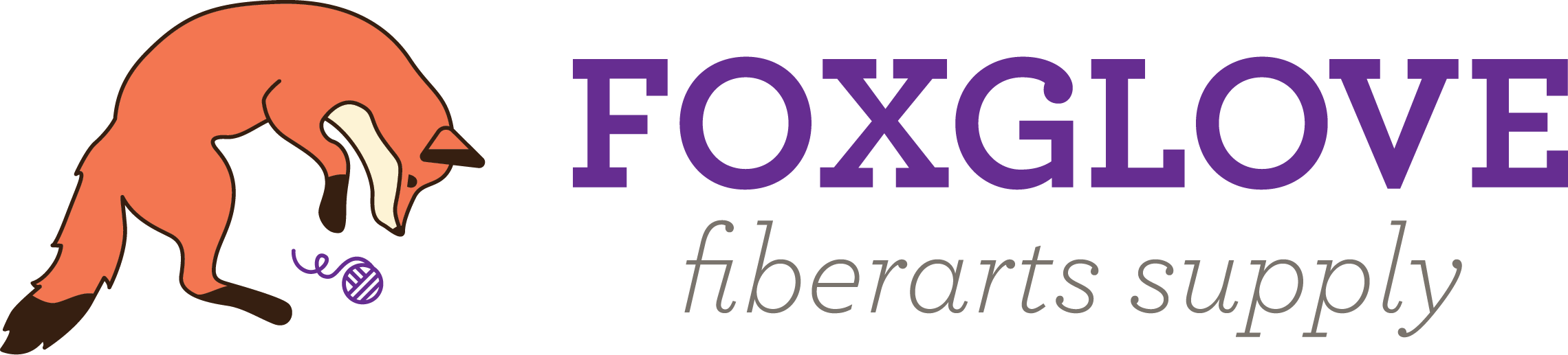 Foxglove Fiberarts Supply Logo Foxglove Fiberarts Supply Logo